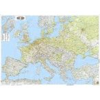   Európa falitérkép, Európa közlekedési falitérkép 1:3 500 000, (126 x 89,5 cm)  Freytag 