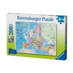   Ravensburger 12841 - Európa térkép puzzle, Európa XXL Ravensburger Puzzle 200 db-os képkirakó  49 x 36 cm 
