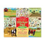   Farm matrica készlet, A farm újrahasználható matrica szett  Melissa & Doug Kreatív játék  27,9 x 35,6 x 0,6 cm