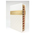   Közepes Biblia Károli Gáspár fordítás - Közepes - Fehér arany mintával - Regiszterrel 13x19,8 cm