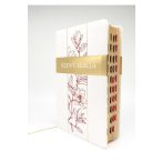   Közepes Biblia Károli Gáspár fordítás - Fehér liliom - Regiszteres  13,8x20,7 cm