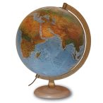     Világító földgömb fatalpas 30 cm kétfunkciós, Nova Rico világítós földgömb 