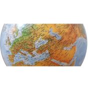   Világító földgömb fatalpas 30 cm kétfunkciós, Nova Rico világítós földgömb 