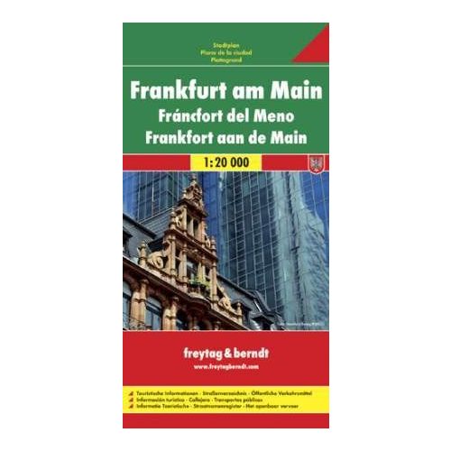 Frankfurt térkép Freytag 1:20 000 