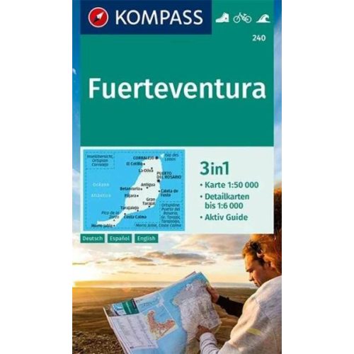 240. Fuerteventura térkép Kompass 1:50 000 