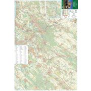 Gödöllő és Gödöllői-dombság turista térkép Szarvas kiadó 1:50 000 Gödöllő és környéke túratérkép és kerékpáros térkép