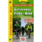   Greenway Prága-Bécs kerékpáros térkép Shocart 1:110 000 