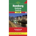 Hamburg térkép Freytag 1:20 000 