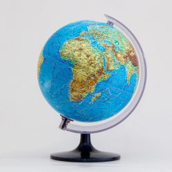 Belma Hegy-vízrajzi földgömb 25 cm átmérőjű