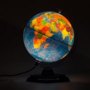  Világító földgömb 25 cm, duó, kétfunkciós, Belma magyar világítós gömb 
