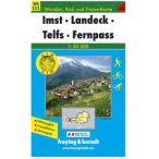   WK 252 Imst-Landeck-Telfs-Fernpaß turista térkép Freytag 1:50 000 