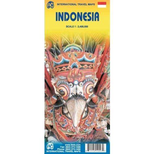 Indonézia térkép ITM 1:2 400 000 