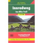   Innradweg Inn Bike Trail kerékpáros térkép Freytag & Berndt 1:125 000 