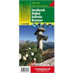  WK 241 Innsbruck, Stubai, Sellrain, Brenner turistatérkép 1:50 000