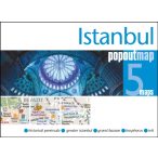   Isztambul térkép Popout 1:10 000  Isztambul város térkép 2023.