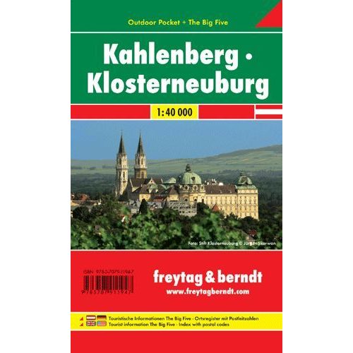 WK 011 OUP Kahlenberg, Klosterneuburg Outdoor Pocket fóliázott 1:40 000