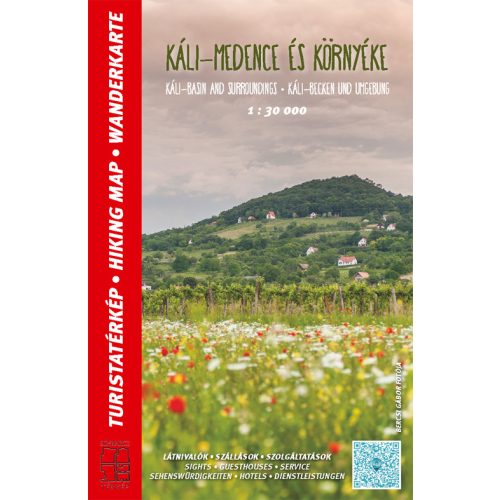 Káli-medence turistatérkép, Káli-medence és környéke turistatérkép Schwarcz 1:30 000 
