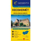  Bács-Kiskun megye - vármegye, Kecskemét térkép Cartographia 1:250 000 