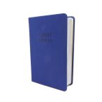   Kis Biblia Károli Gáspár fordítás - Metál Kék 10x15 cm