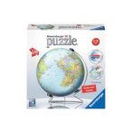   Földgömb puzzle - kék színezésű 540 db-os 3D gömb Ravensburger Puzzle földgömb (124367)