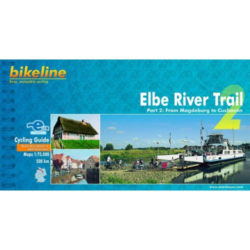 Elbe River Trail kerékpáros atlasz 2. Esterbauer 1:75 000   Elba kerékpáros térkép