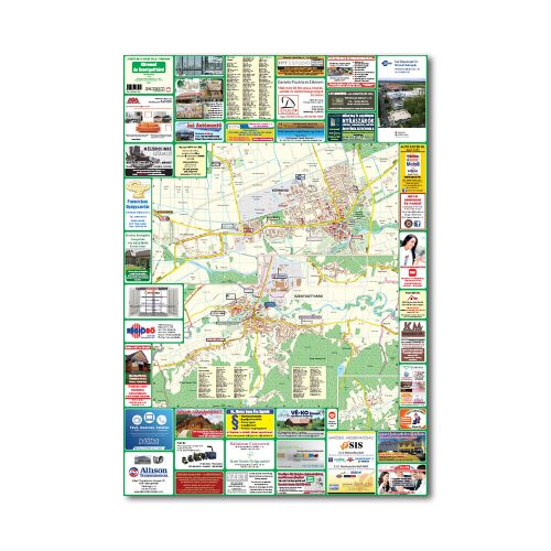 Körmend és Szentgotthárd térkép, Körmend várostérkép Térképház 2017 Körmend térkép