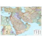   Közel-Kelet falitérkép Gizi Map fóliáa 1:4 000 000 125 x 88 cm