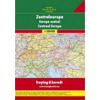   Közép-Európa autó atlasz Freytag & Berndt 1:2 000 000   2019