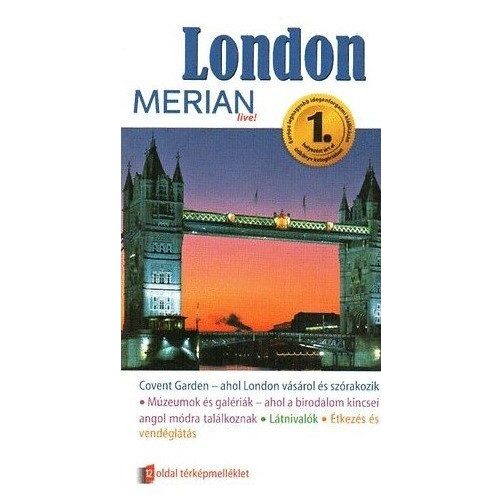  London útikönyv Merian Live Maxim