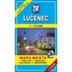 Losonc térkép Rimaszombat térkép 1:10 000 Mapa Mesta