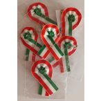 Kokárda 8 cm  Magyar nemzeti kokárda biztostűvel