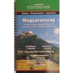    Magyarország autóatlasz Szarvas - Dimap kiadó Magyarország atlasz 1:250 000 Magyarország autós térkép 