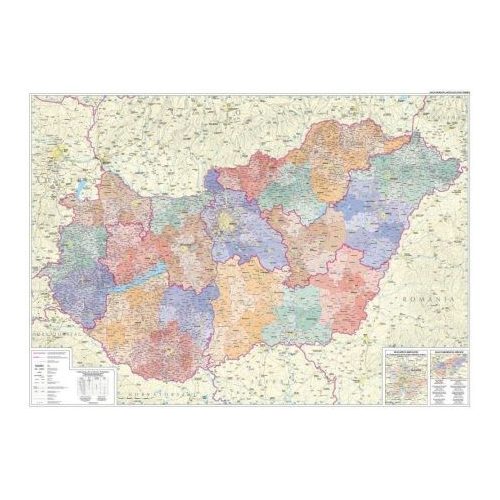  1. Magyarország térkép, résztérkép egyedi készítése plotter nyomtatással 