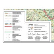  Magyarország falitérkép Magyarország közlekedése térkép Szarvas kiadó 1:450 000 200x140 cm - fóliázott