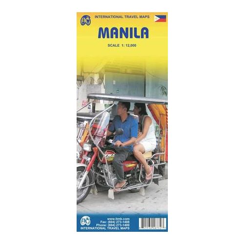 Manila térkép ITMB Manila autós térkép 1:12 000