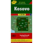 Koszovó térkép 1:150 000  Freytag Kosovo térkép AK 0716