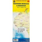   Észak-Marokkó térkép, Marrakesh térkép ITMB 1:17 400, 1:400 000