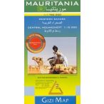   Mauritánia autós térkép Gizi Map 1:1 750 000  Mauritánia térkép