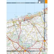 Franciaország autóatlasz kötött, Franciaország autós térkép, Tourist & Motoring Atlas Michelin 1:200e  2026. 