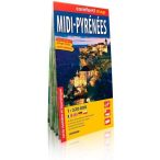  Pyrénées, Midi-Pireneusok térkép ExpressMap fóliás 1:320 000  