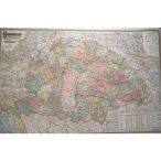   Magyarország falitérkép 1903 antik Homolka 100x70 cm, a magyarság összetartozása térkép  