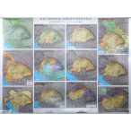   Magyarország területi változásai a honfoglalástól napjainkig falitérkép, könyöklő Stiefel 65x45 cm