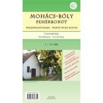   Mohács-Bóly fehérborút turista térkép Kovács Térképműhely 1:35 000 