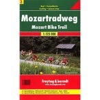   RK 3 Mozart kerékpárút Mozartradweg kerékpáros térkép Freytag & Berndt 1:125 000 