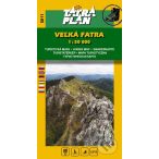   5011. Nagy Fátra turista térkép, Velká Fátra térkép  Tatraplan 1:50 000 
