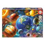    Educa 18449 - Naprendszer - 500 db-os puzzle, Naprendszer puzzle, Educa 48 x 34 cm