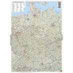   Németország falitérkép úthálózatos Freytag 1:700 000 93,5x126,5 cm