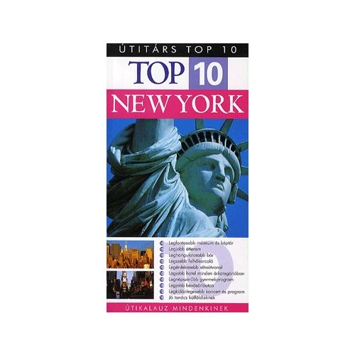 New York útikönyv Top 10 Panemex kiadó  