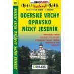   SC 221. Opavsko Oderské Vrchy Nízky Jeseník turista térkép Shocart 1:100 000 