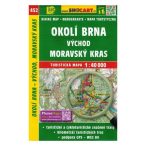   SC 452. BRNO KÖRNYÉKE turistatérkép, Morva-karszt turista térkép kolí Brna Vychod, Moravsky Kras  Shocart 1:40e 